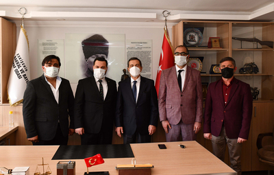 BAŞKAN ATAÇ'TAN ESNAF ODALARINA ZİYARET